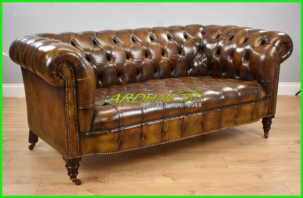 Leather Sofa Chesterfield