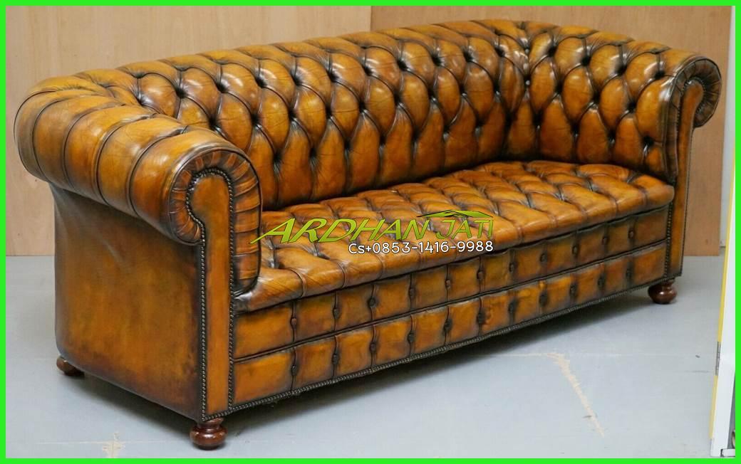Leather Sofa Chesterfield
