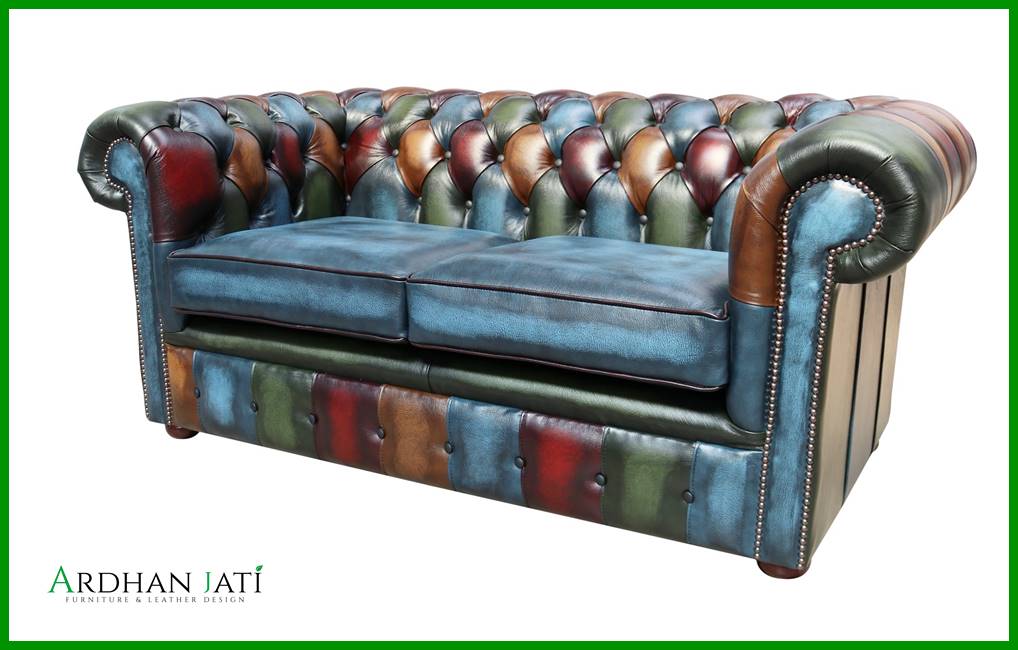Design Leather Chesterfield Sofa